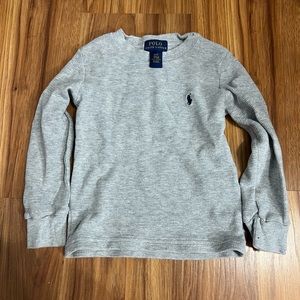 3T boys Polo Ralph Lauren long sleeve gray